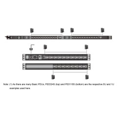 Aten 24-Outlet 0U Basic PDU with — PE0224SG-AT-G